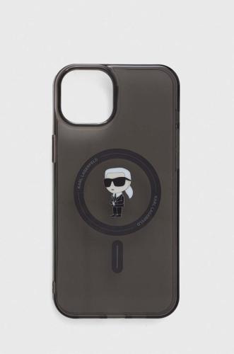 Θήκη κινητού Karl Lagerfeld iPhone 15 Plus 6.7 χρώμα: μαύρο