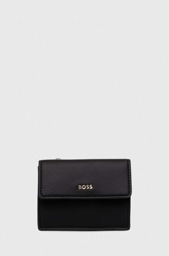 Πορτοφόλι BOSS χρώμα: μαύρο