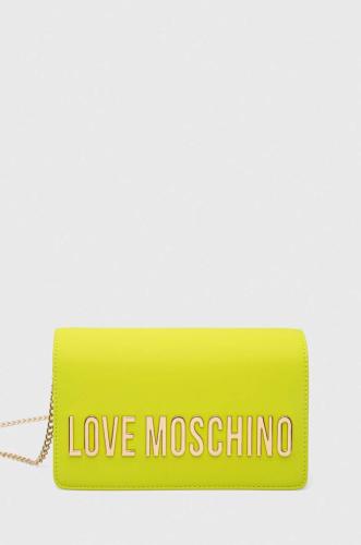 Τσάντα Love Moschino χρώμα: πράσινο