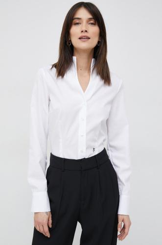 Βαμβακερό πουκάμισο Seidensticker χρώμα: άσπρο
