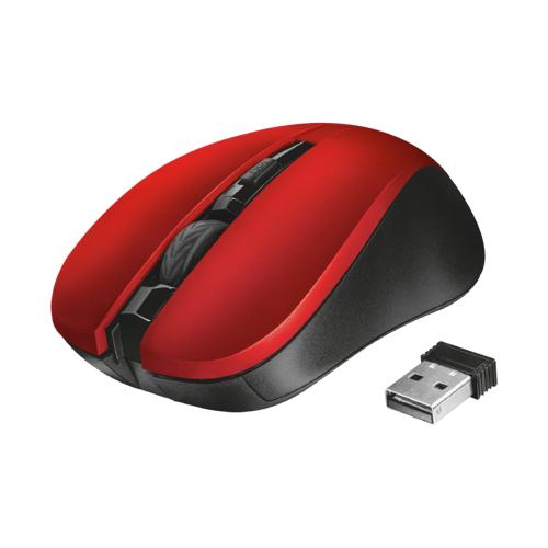 TrustTRUST MYDO SILENT WIRELESS MOUSE RED