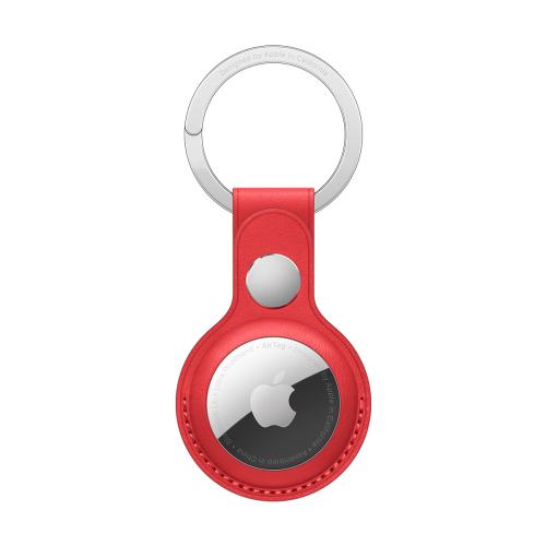 AppleAPPLE AIRTAG LEATHER KEY RING RED-ZML