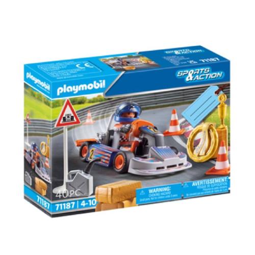 PLAYMOBIL® Gift Set Αγώνας Go-Kart 71187