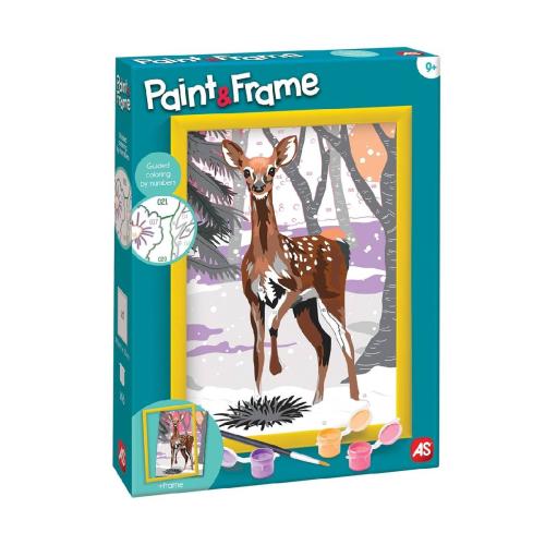 AS Paint & Frame Snow Deer 1038-41014
