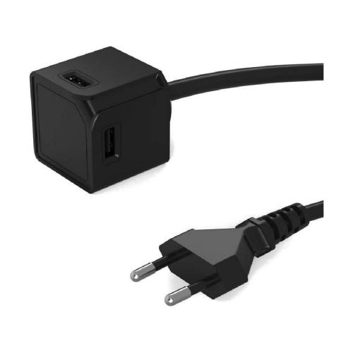 Powercube Extended 4 Θέσεων USB-A Μαύρο