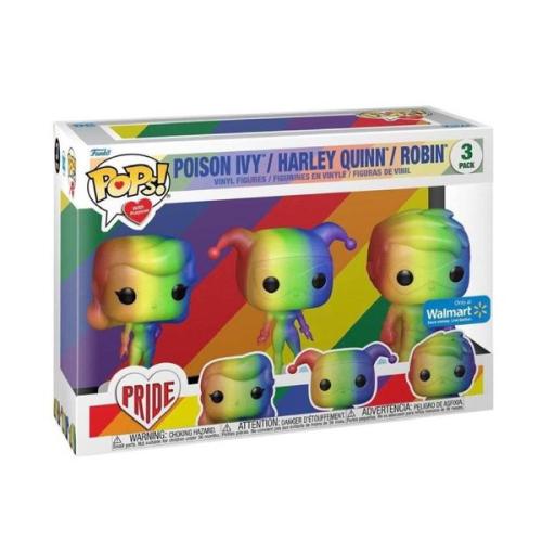 Funko Pop! DC Pride: 3-Pack Heroes - Poison Ivy, Harley Quinn, Robin (Special Edition) Φιγούρα