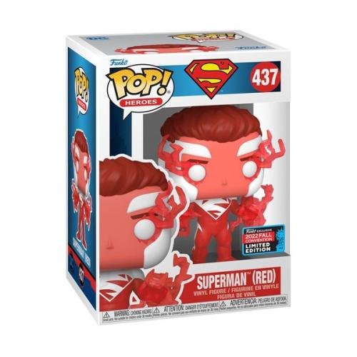 Funko Pop! Heroes - Superman (Red) (Convention Limited Edition) #437 Φιγούρα