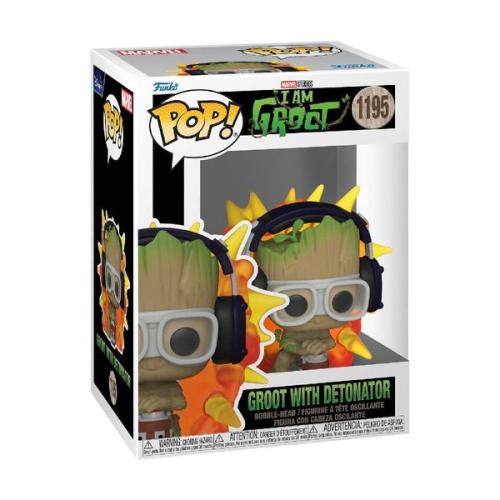 Funko Pop! I Am Groot - Groot with Detonator #1195 Bobble-Head Φιγούρα