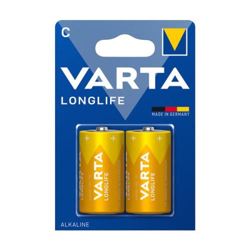 Varta 2 x C Longlife LR14 Αλκαλικές Μπαταρίες