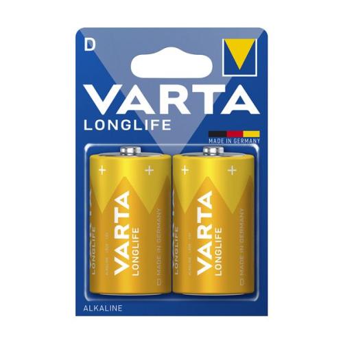 Varta 2x D Longlife LR20 Μπαταρίες Αλκαλικές