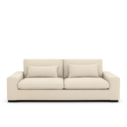 Καναπές-κρεβάτι βαμβάκι λινό με τεχνολογία Bultex Μ87xΠ174xΥ80cm