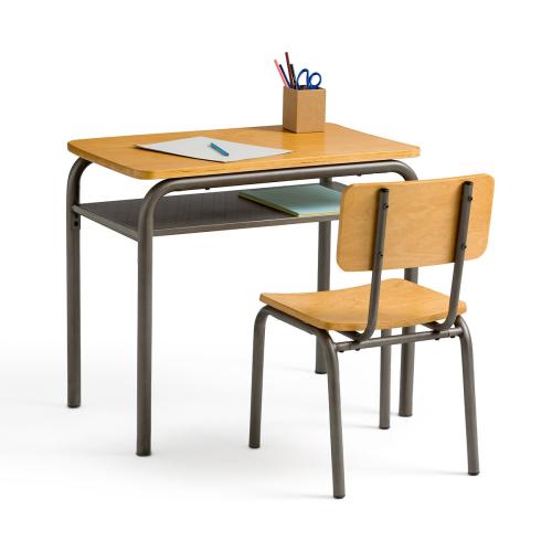 Σχολική καρέκλα και γραφείο vintage Buton Μ45xΠ70xΥ63cm