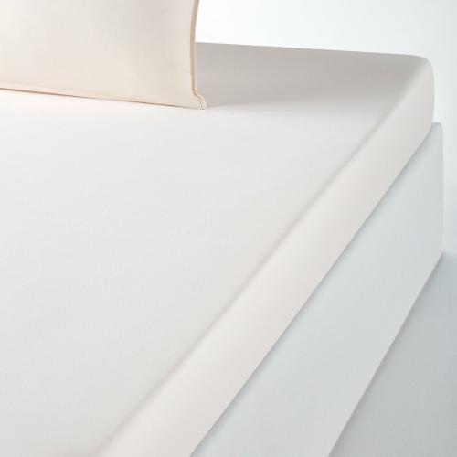 Washed Cotton Fitted Sheet 90x190 cm