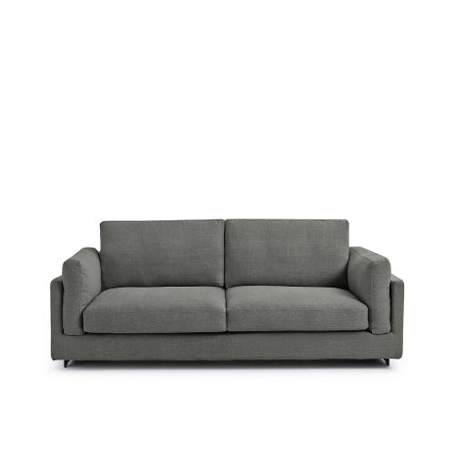 Καναπές-κρεβάτι από βαμβάκι λινό Μ100xΠ213xΥ89cm