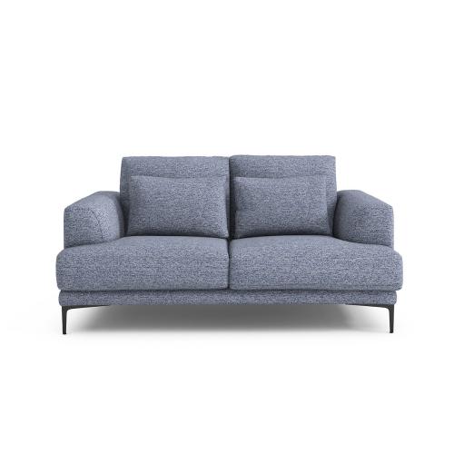 Διθέσιος καναπές με ανάγλυφη ταπετσαρία Μ105xΠ175xΥ83cm