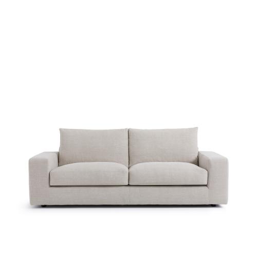 Καναπές-κρεβάτι από βαμβάκι/λινό Μ105xΠ217xΥ78cm