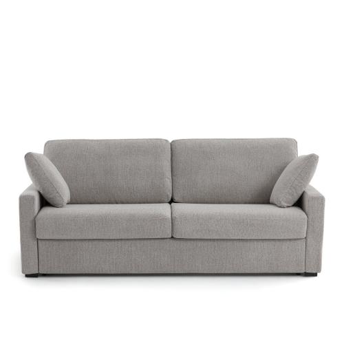 Καναπές-κρεβάτι με ανάγλυφη ταπετσαρία και στρώμα Bultex Μ85xΠ98cm
