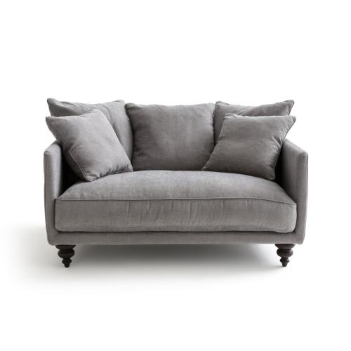 Διθέσιος καναπές από βισκόζη-πολυέστερ Μ105xΠ138xΥ93cm