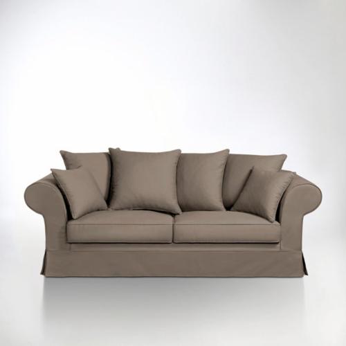 Καναπές-κρεβάτι από βαμβάκι Μ81xΠ193xΥ85cm