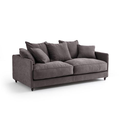 Καναπές-κρεβάτι από βισκόζη-πολυέστερ Μ105xΠ204xΥ93cm