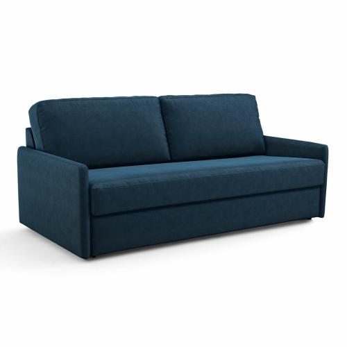 Καναπές-κρεβάτι από βελούδο με στρώμα τεχνολογίας Bultex