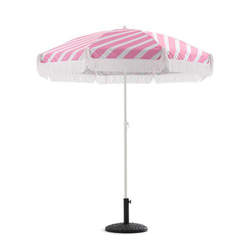 Δίχρωμη ριγέ ομπρέλα Μ180xΠ180xΥ213cm