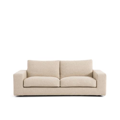 Καναπές-κρεβάτι με μπουκλέ ταπετσαρία Μ105xΠ217xΥ78cm