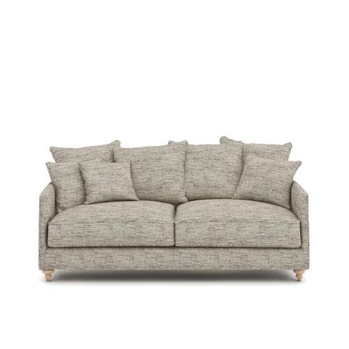 Καναπές-κρεβάτι με ταπετσαρία ψαροκόκκαλο Μ105xΠ204xΥ93cm