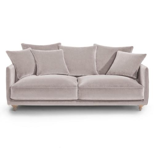 Πτυσσόμενος καναπές από βελούδο Μ105xΠ204xΥ93cm
