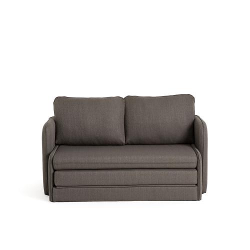 Καναπές-κρεβάτι με ταπετσαρία από πολυέστερ Μ77xΠ142xΥ80cm
