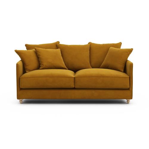 Πτυσσόμενος καναπές-κρεβάτι από βελούδο Μ105xΠ184xΥ93cm