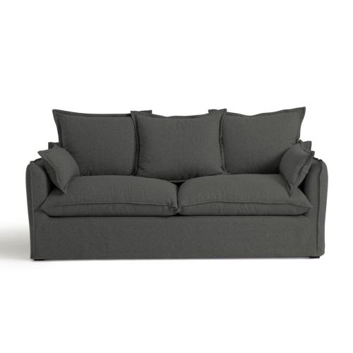 Καναπές-κρεβάτι από πολυέστερ με τεχνολογία Bultex Μ91xΠ166xΥ90cm
