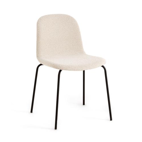 Καρέκλα με μπουκλέ ταπετσαρία Μ55xΠ51cm
