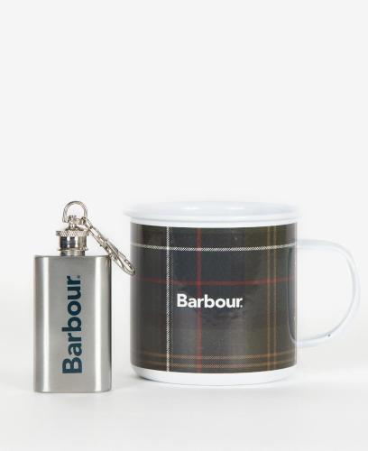 Barbour Tartan Σετ Δώρου Mini Flask και Κούπα MGS0051TN11 Καρώ