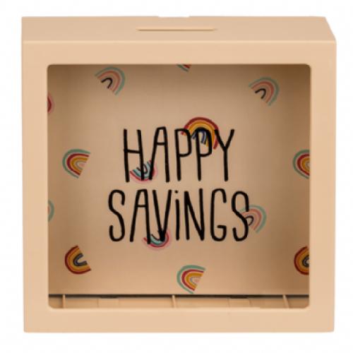 Kουμπαράς ουράνια τόξα Happy savings - 15 εκ.