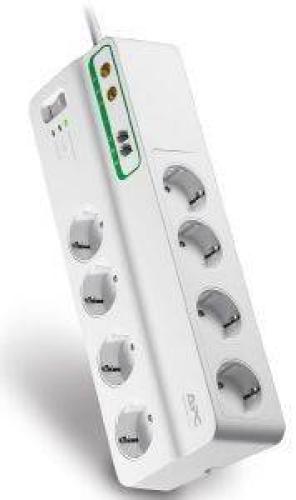 APC PMF83VT-GR PERFORMANCE SURGEARREST 8 OUTLETS WITH PHONE - COAX PROTECTION 230V WHITE ΜΕ ΔΙΑΚΟΠΤ