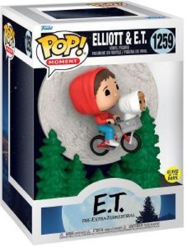 FUNKO POP! MOMENTS: E.T. - ELLIOTT - E.T. (GLOWS IN THE DARK) #1259 VINYL FIGURE
