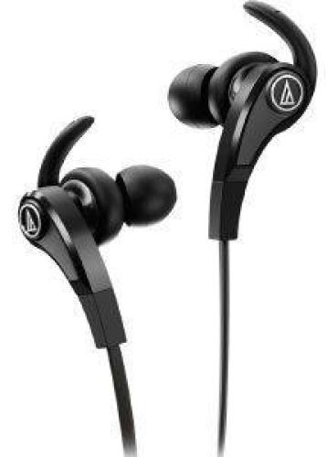AUDIO TECHNICA ATH-CKX9IS SONICFUEL IN-EAR HEADPHONES WITH IN-LINE MIC - CONTROL BLACK