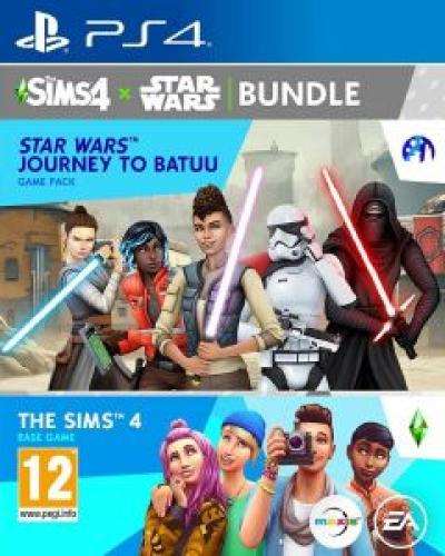 PS4 THE SIMS 4 - STAR WARS JOURNEY TO BATUU - GAME PACK BUNDLE