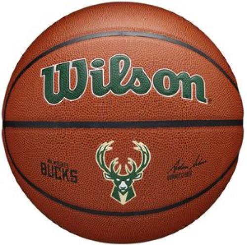ΜΠΑΛΑ WILSON NBA TEAM ALLIANCE MILWAUKEE BUCKS ΠΟΡΤΟΚΑΛΙ (7)