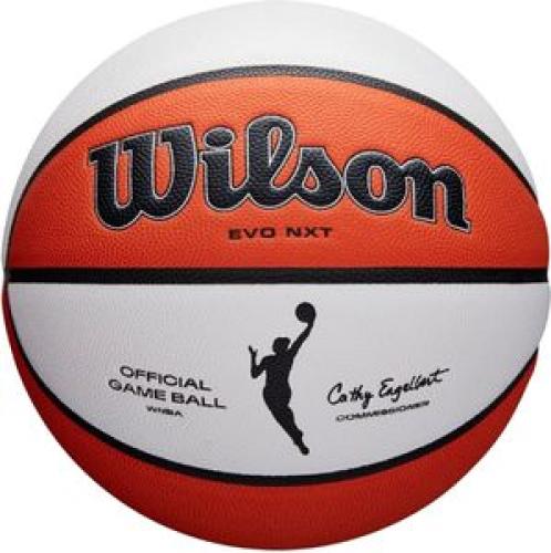 ΜΠΑΛΑ WILSON WNBA OFFICIAL GAME BALL ΠΟΡΤΟΚΑΛΙ/ΛΕΥΚΗ (6)