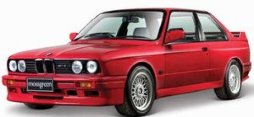 ΟΧΗΜΑ BMW M3 (E30) 1988 - RED BBURAGO ΜΕΤΑΛΛΙΚΟ ΑΝΤΙΓΡΑΦΟ 1:24 (18/21100 )