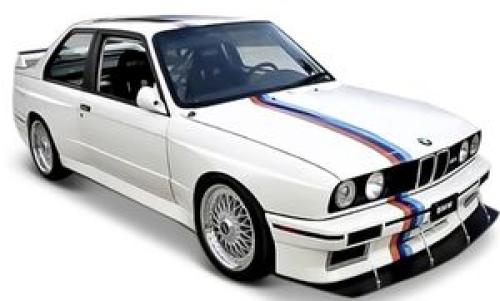 ΟΧΗΜΑ BMW M3 (E30) 1988 - WHITE BBURAGO ΜΕΤΑΛΛΙΚΟ ΑΝΤΙΓΡΑΦΟ 1:24 (18/21100 )