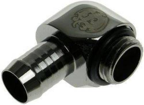 BITSPOWER FITTING ROTARY 1/4 INCH TO ID 10MM SHINY BLACK