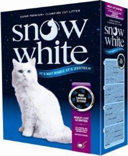 ΑΜΜΟΣ ΓΑΤΑΣ SNOW WHITE MULTI CAT SCENTED ΑΥΤΟΣΥΓΚΟΛΛΟΥΜΕΝΗ 12L