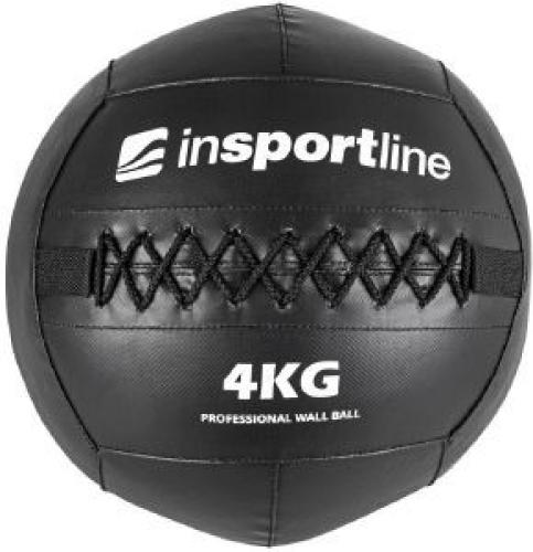 MEDICINE BALL INSPORTLINE WALBAL SE ΜΑΥΡΗ (4 KG)