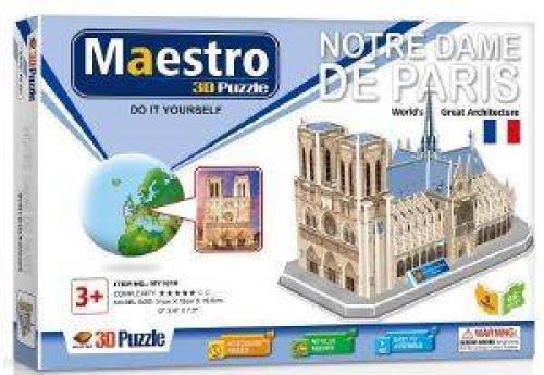 MAESTRO 3D PUZZLE NOTRE DAME DE PARIS 96ΤΜ (Π.001.018)
