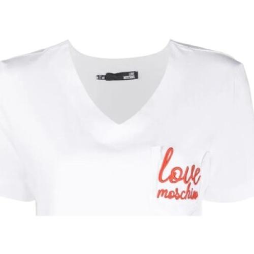 T-shirt με κοντά μανίκια Love Moschino W4H9101M3876