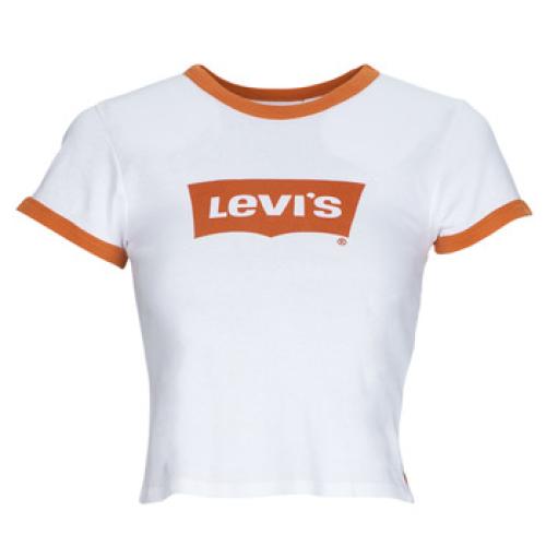 T-shirt με κοντά μανίκια Levis GRAPHIC RINGER MINI TEE