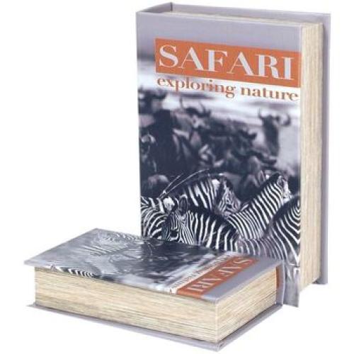 Καλάθια, κουτιά Signes Grimalt Κιβώτια Βιβλίων Safari Zebra 2U